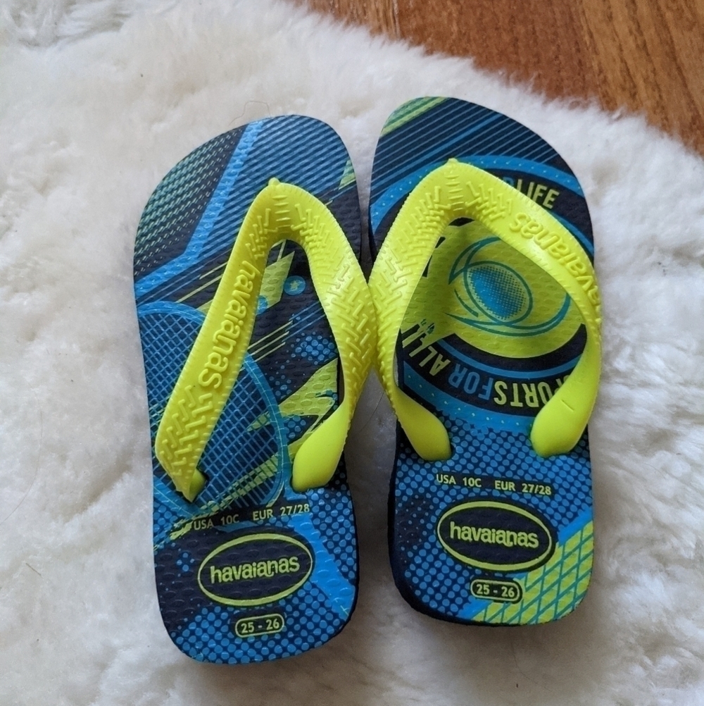 Havaianas kids toddler flip flop thong sandals 10c